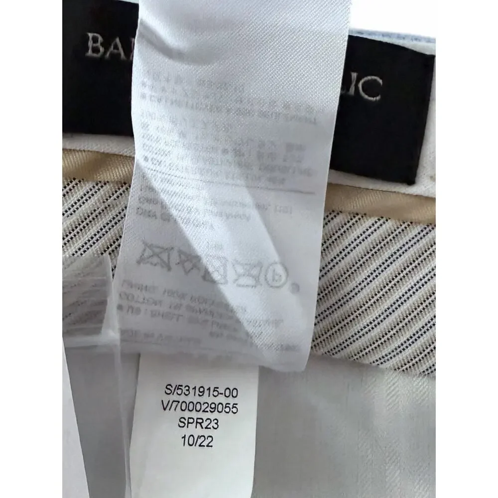 Banana Republic Men's Tailored Fit Linen-Blend Trouser Pant 38 x 32 Lt Blue New